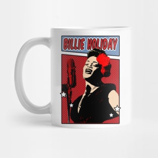 Billie Holiday Comic style Mug